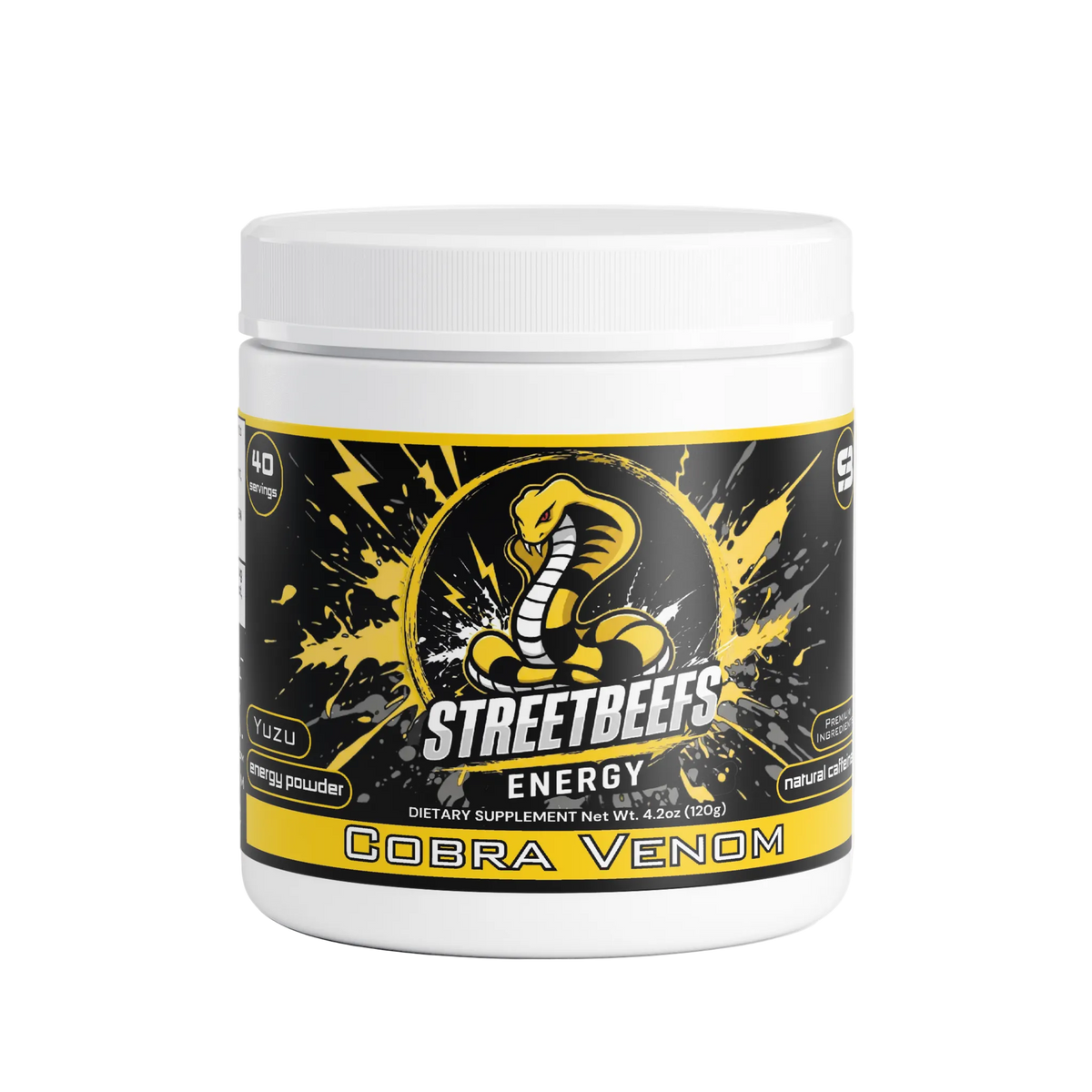 Street Beefs - Cobra Venom Energy Drink Powder (Yuzu Flavor)
