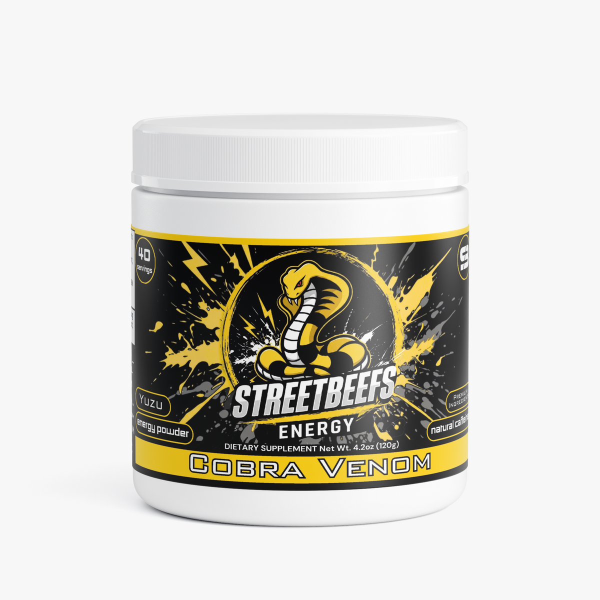 Street Beefs - Cobra Venom Energy Drink Powder (Yuzu Flavor)