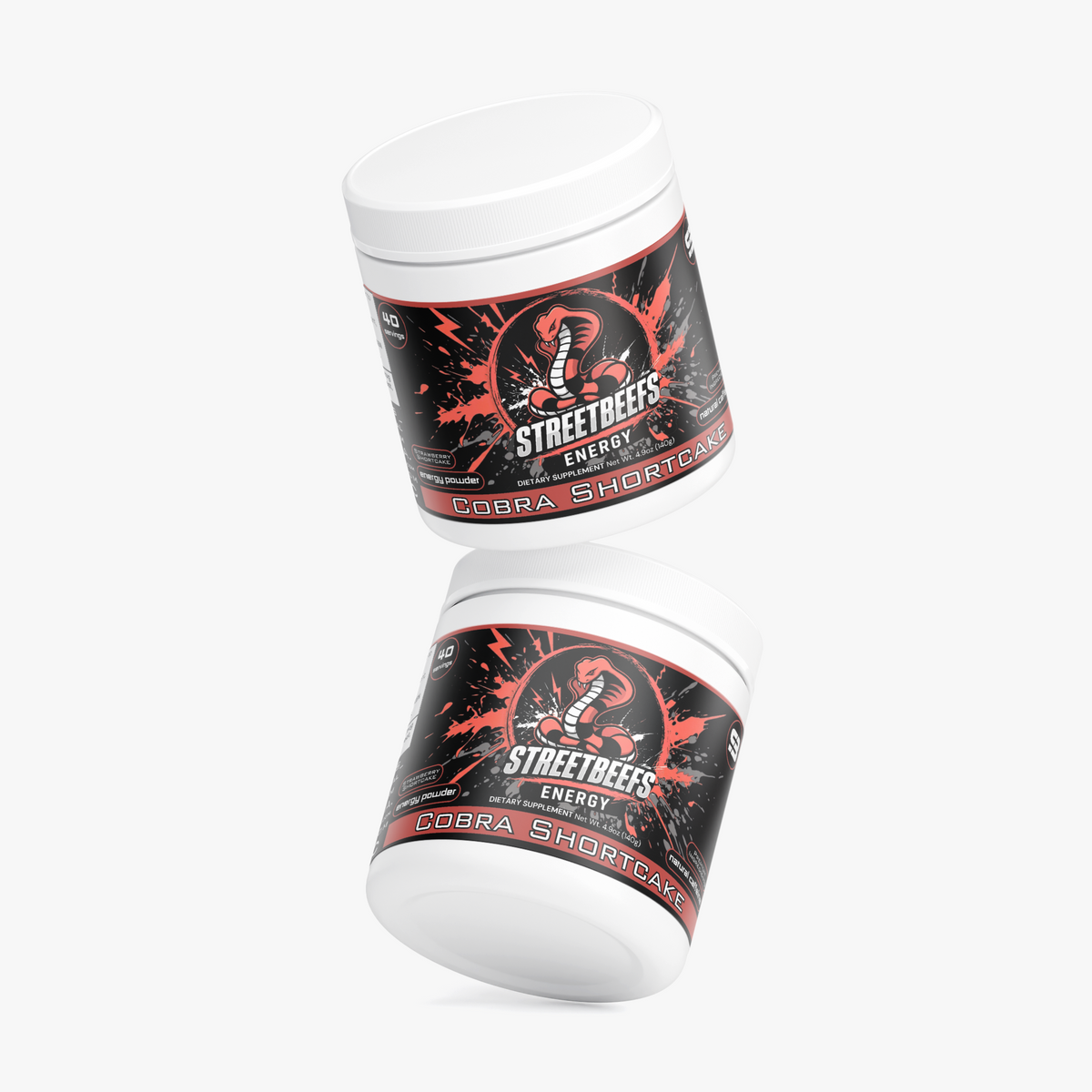 Street Beefs - Cobra Shortcake Energy Drink Powder (Strawberry Shortcake)