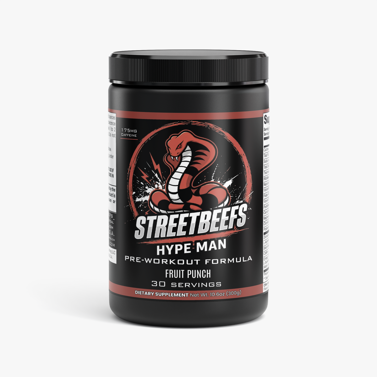 Street Beefs - HYPE Man Pre-Workout (Fruit Punch)