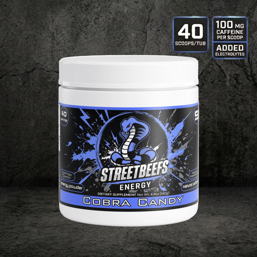 Street Beefs - Cobra Candy Energy Drink Powder (Cotton Candy)